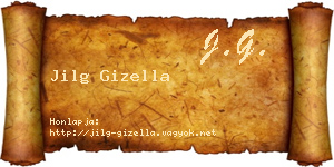 Jilg Gizella névjegykártya